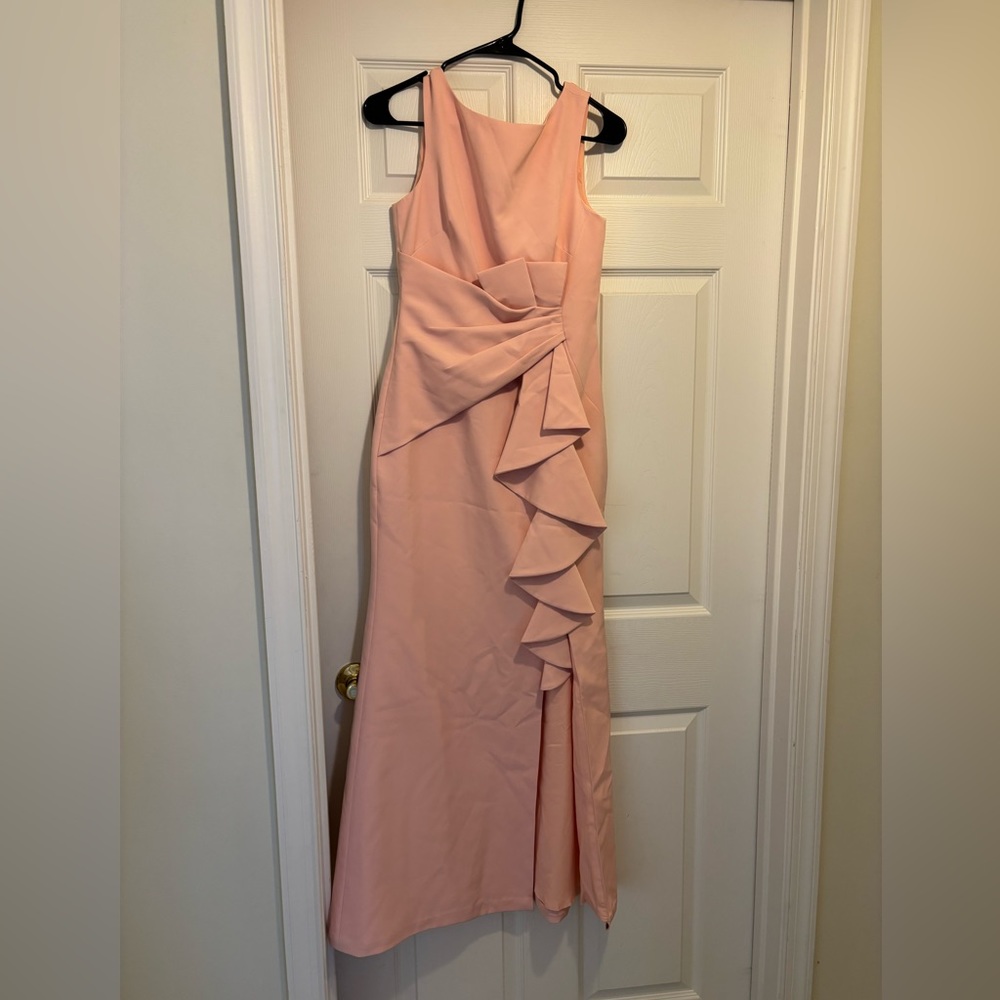 Eliza J Ruffle front Gown
